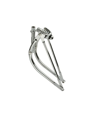 20 Lowrider Bent Spring Fork 1 Inch Chrome.